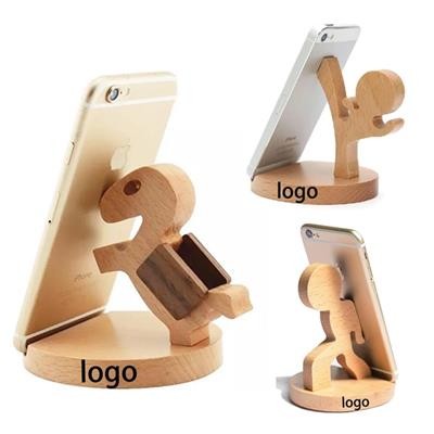 Picture of WOOD CHILDRENS MOBILE PHONE HOLDER