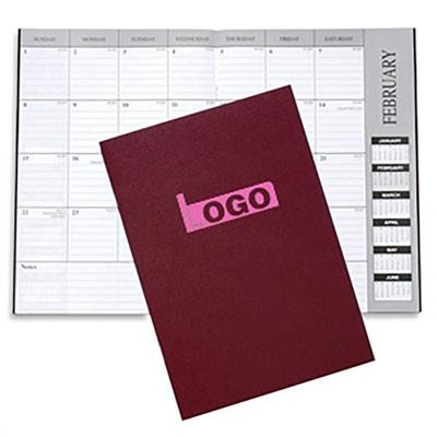 Picture of LEATHERETTE MONTHLY DESK PLANNER.