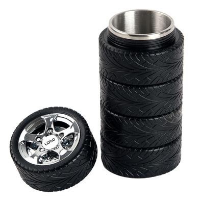 Picture of 300ML STAINLESS STEEL METAL TIRE BOTTLES