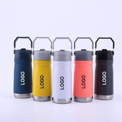 Picture of 530ML PORTABLE LARGE CAPACITY MOUNTAINEERING CUP with Thermal Insulated Straw