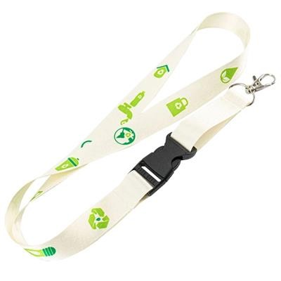 Picture of BIODEGRADABLE BAMBOO ECO-FRIENDLY LANYARD W & BUCKLE RELEASE