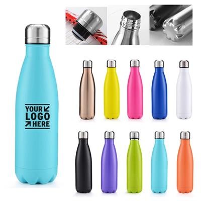 Picture of STAINLESS STEEL METAL VACUUM THERMAL INSULATED WATER BOTTLE.