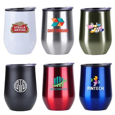 Picture of STAINLESS STEEL METAL WINE TUMBLER 360ML