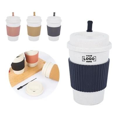 Picture of ECO WHEAT STRAW TUMBLER UNBREAKABLE LIGHTWEIGHT REUSABLE DRINK CUP 480ML