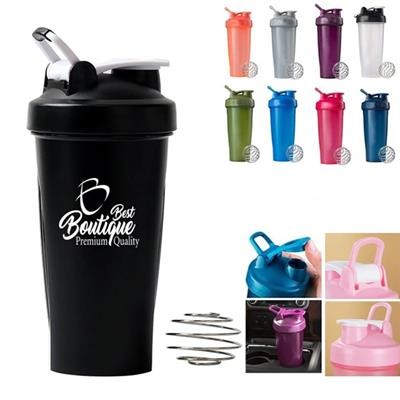 Picture of 600ML PLASTIC BLENDER SHAKER SPORTS BOTTLE.