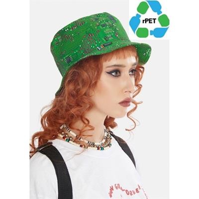 Picture of RPET RECYCLED POLYESTER SUBLIMATION REVERSIBLE BUCKET HAT