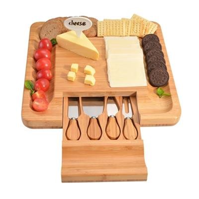 Picture of BAMBOO AND SLATE CHEESE BOARD SET