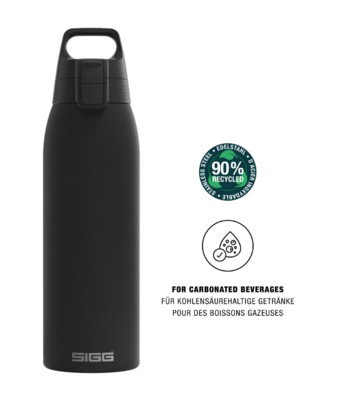 Picture of SIGG SHIELD THERM ONE 1L BLACK TOUCH.