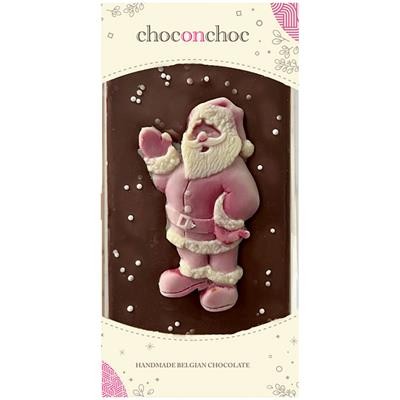 Picture of BELGIAN CHOCOLATE FATHER CHRISTMAS SANTA BAR.