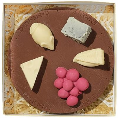 Picture of BELGIAN CHOCOLATE CHEESE BOARD.