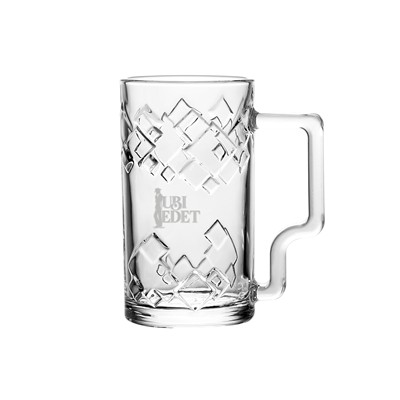 Picture of 395 MLGLASS MUG - FROSTED ETCHED