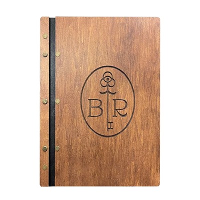 Picture of A4 WOOD MENU COVER