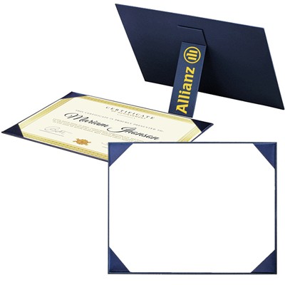 Picture of DESK CERTIFICATE HOLDER with Stand Vinyl Film