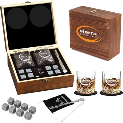 Picture of ENGRAVED-WHISKEY GLASSES GIFT KIT