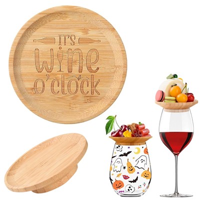 Picture of BAMBOO WINE GLASS CHARCUTERIE TOPPER